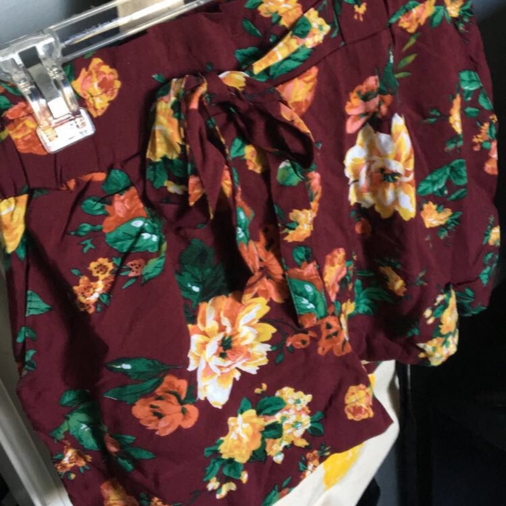 Floral Forever 21 shorts